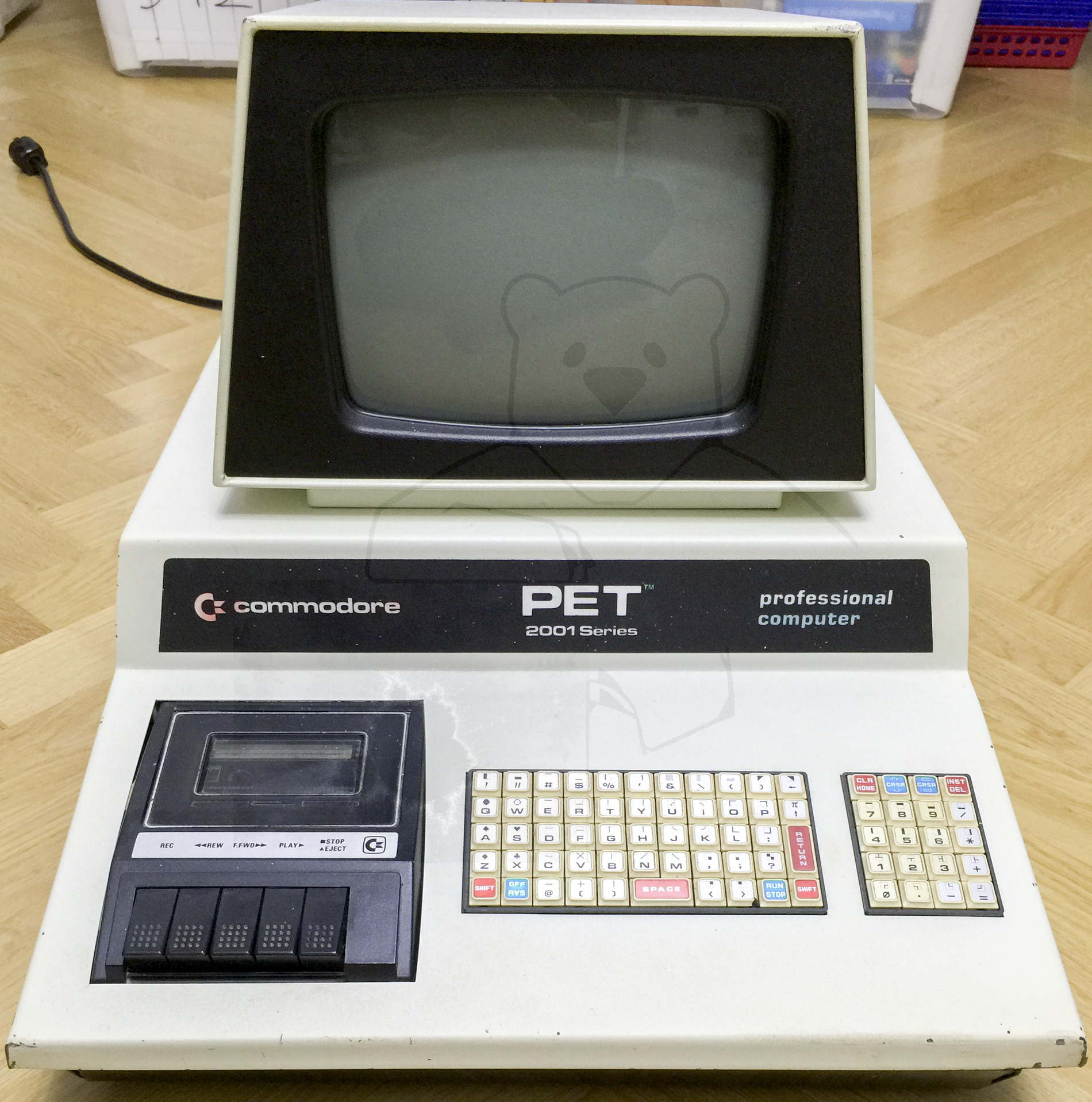 Commodore PET 2001 - Frontal mit Monitor